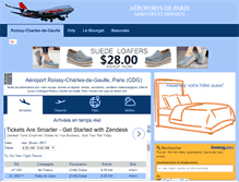 Tablet Screenshot of aeroports-paris.info